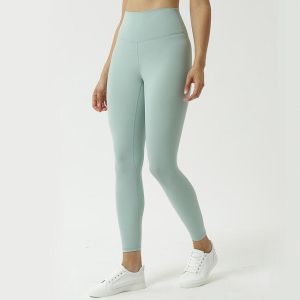 High Waist Fitness And Yoga Wear Women Leggings Light Green