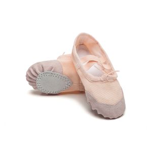 Women HF003 Yoga Shoes Soft Sole Ballet Shoes Cheap Cat Claw Shoes Pink