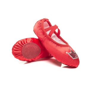 China Yoga HG1001 Shoes Crown Logo Ballet Shoes Women Cat Claw Shoes Red